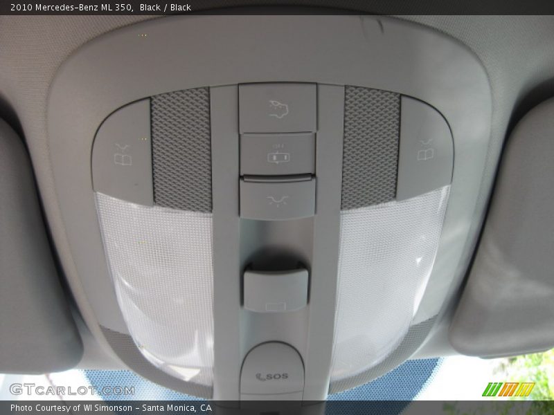 Black / Black 2010 Mercedes-Benz ML 350