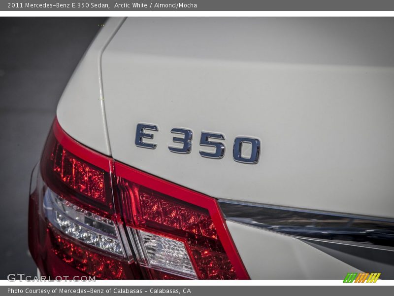 Arctic White / Almond/Mocha 2011 Mercedes-Benz E 350 Sedan