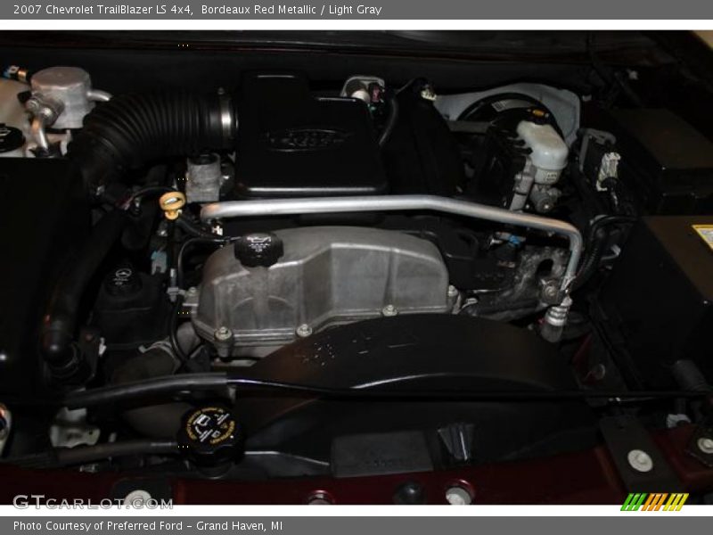 Bordeaux Red Metallic / Light Gray 2007 Chevrolet TrailBlazer LS 4x4