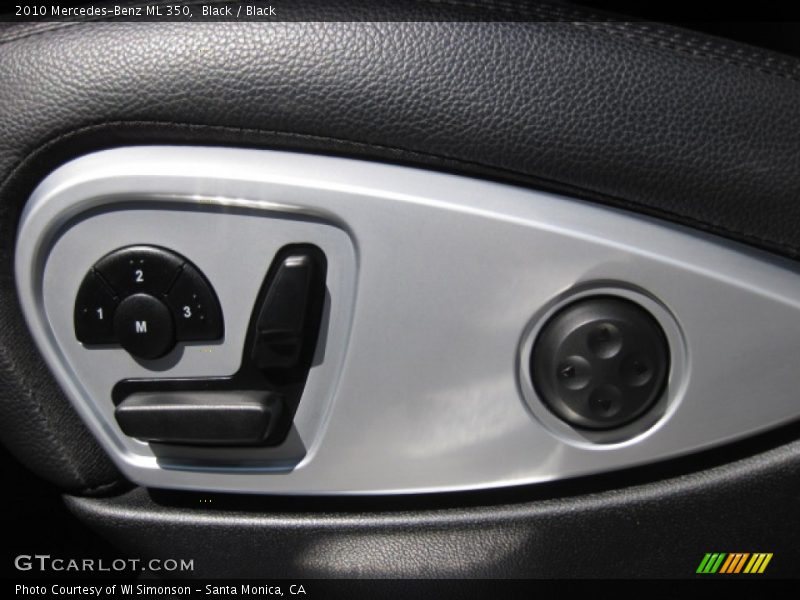 Black / Black 2010 Mercedes-Benz ML 350