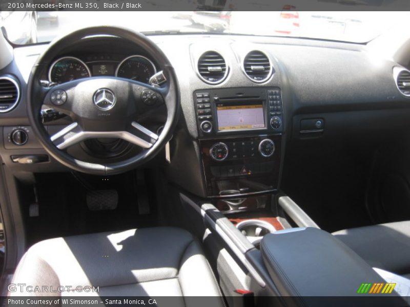 Black / Black 2010 Mercedes-Benz ML 350