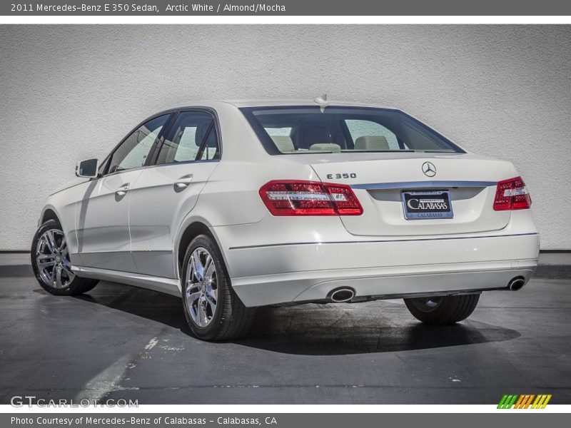 Arctic White / Almond/Mocha 2011 Mercedes-Benz E 350 Sedan