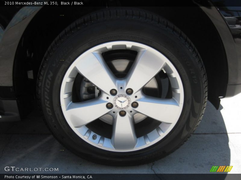 Black / Black 2010 Mercedes-Benz ML 350