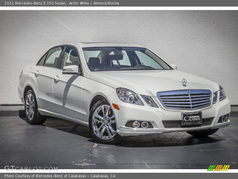 Arctic White / Almond/Mocha 2011 Mercedes-Benz E 350 Sedan