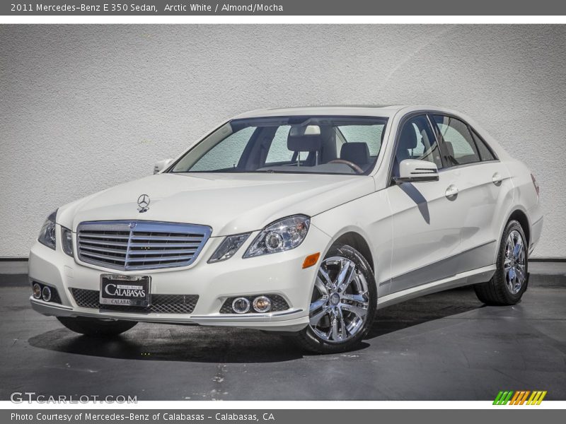 Arctic White / Almond/Mocha 2011 Mercedes-Benz E 350 Sedan