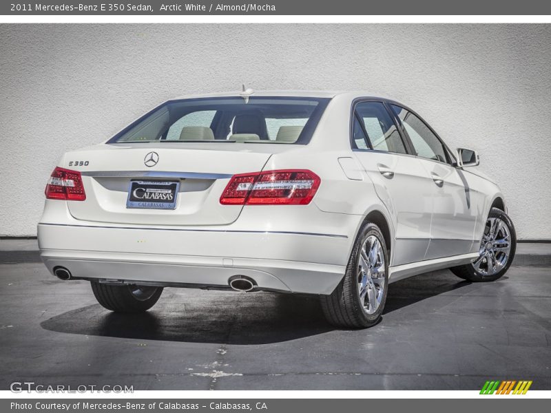 Arctic White / Almond/Mocha 2011 Mercedes-Benz E 350 Sedan