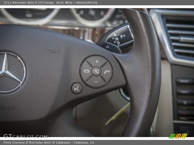 Arctic White / Almond/Mocha 2011 Mercedes-Benz E 350 Sedan