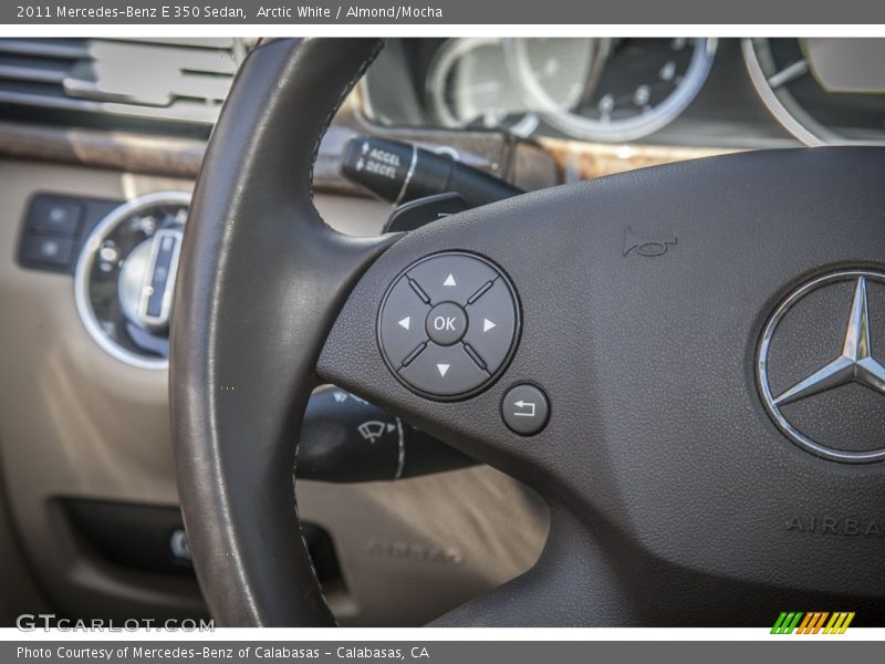 Arctic White / Almond/Mocha 2011 Mercedes-Benz E 350 Sedan