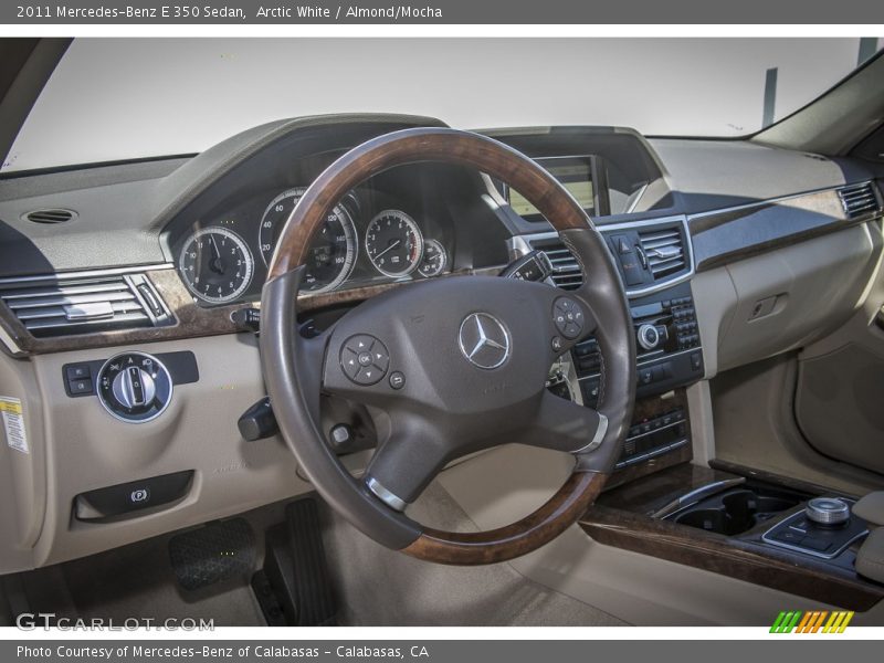 Arctic White / Almond/Mocha 2011 Mercedes-Benz E 350 Sedan