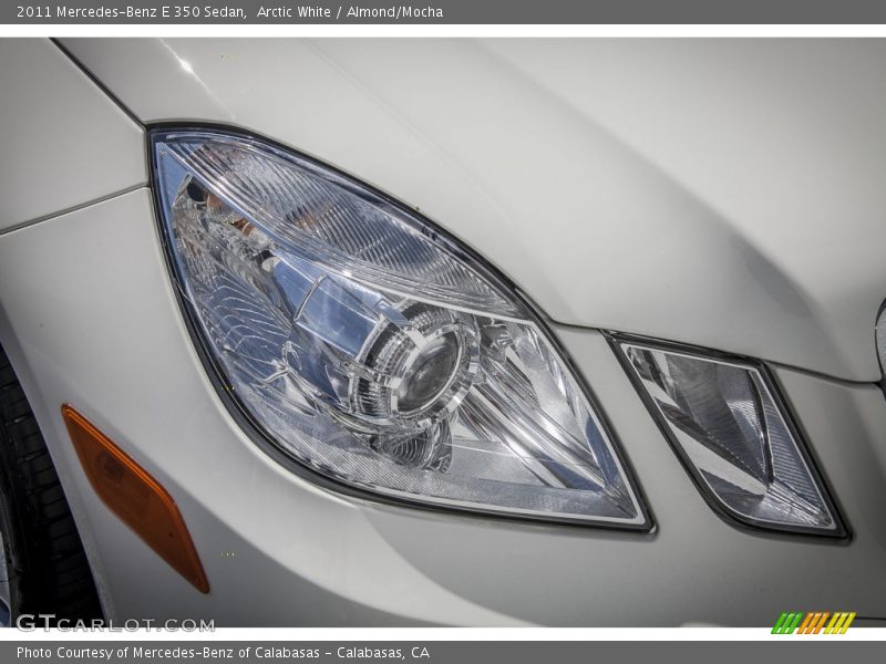 Arctic White / Almond/Mocha 2011 Mercedes-Benz E 350 Sedan