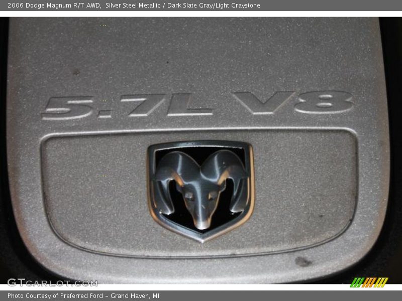 Silver Steel Metallic / Dark Slate Gray/Light Graystone 2006 Dodge Magnum R/T AWD