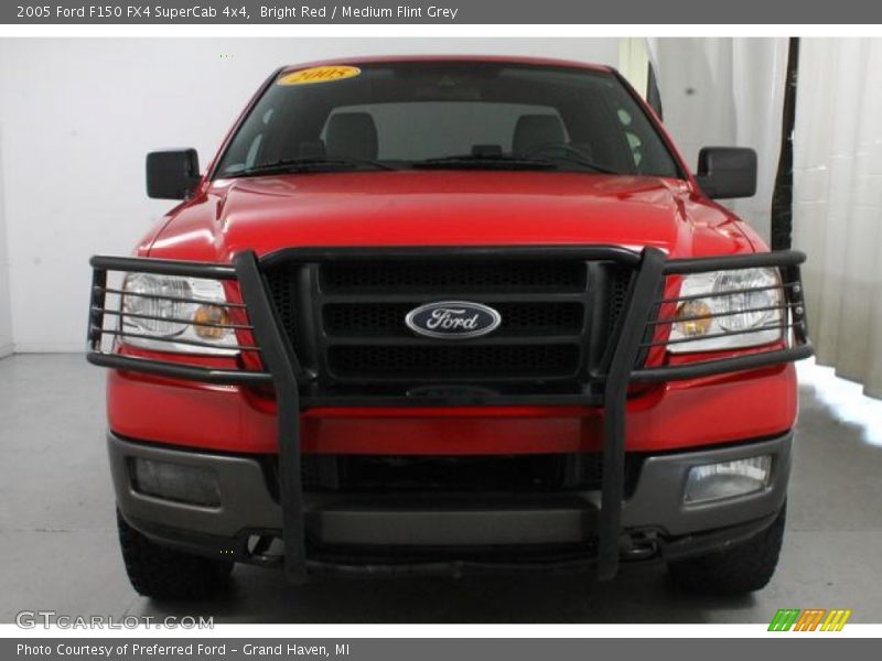 Bright Red / Medium Flint Grey 2005 Ford F150 FX4 SuperCab 4x4