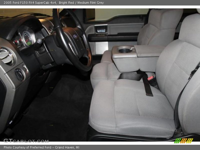 Bright Red / Medium Flint Grey 2005 Ford F150 FX4 SuperCab 4x4