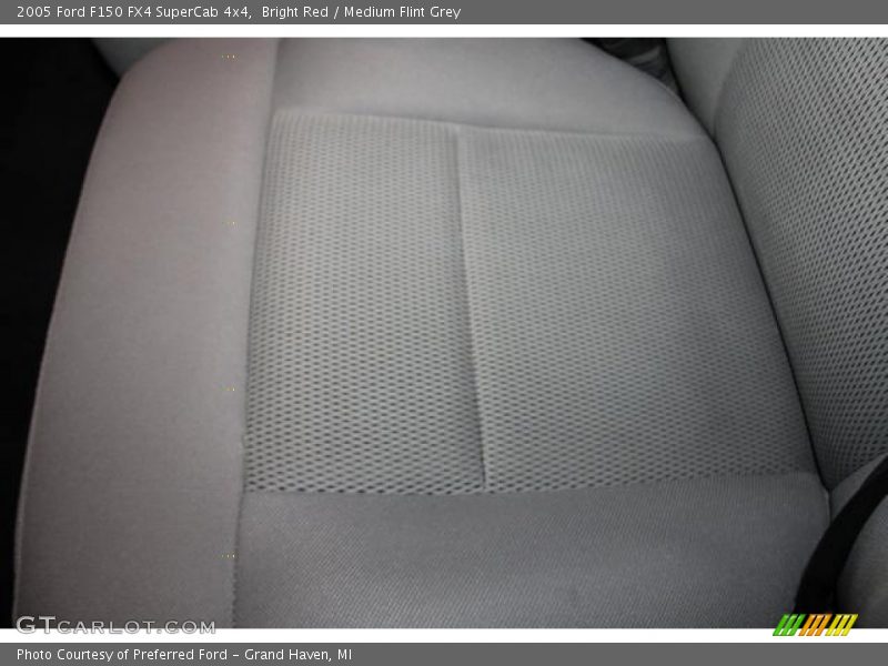 Bright Red / Medium Flint Grey 2005 Ford F150 FX4 SuperCab 4x4