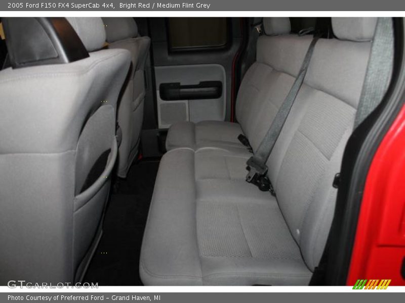 Bright Red / Medium Flint Grey 2005 Ford F150 FX4 SuperCab 4x4