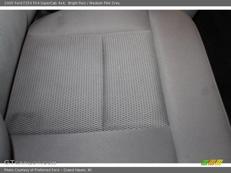 Bright Red / Medium Flint Grey 2005 Ford F150 FX4 SuperCab 4x4