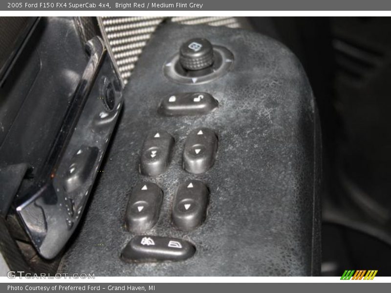 Bright Red / Medium Flint Grey 2005 Ford F150 FX4 SuperCab 4x4