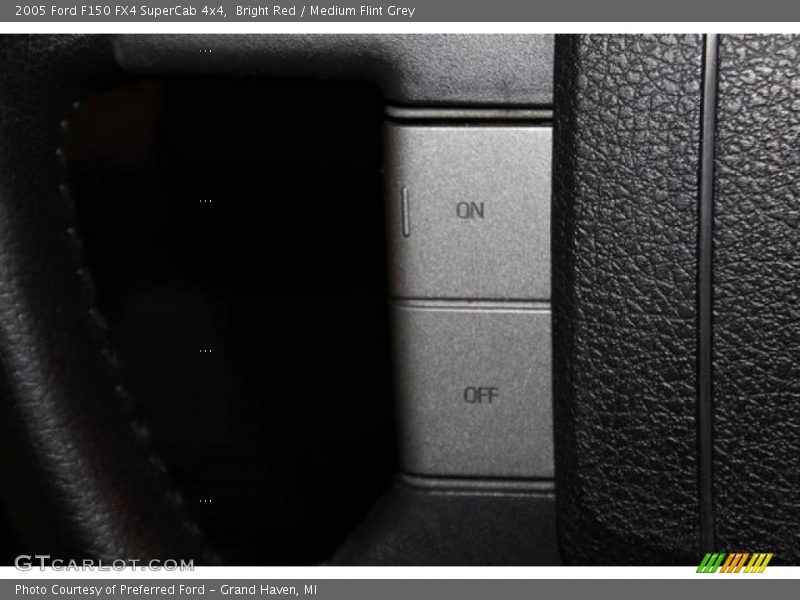 Bright Red / Medium Flint Grey 2005 Ford F150 FX4 SuperCab 4x4