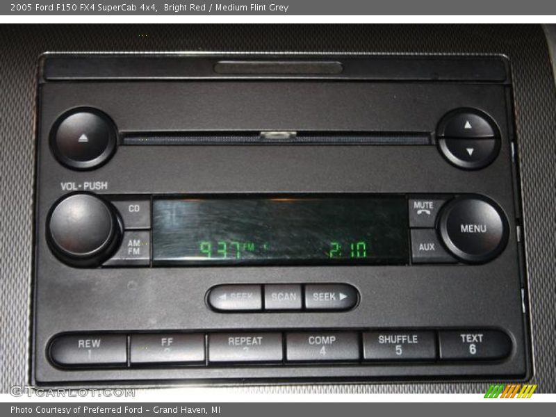 Bright Red / Medium Flint Grey 2005 Ford F150 FX4 SuperCab 4x4