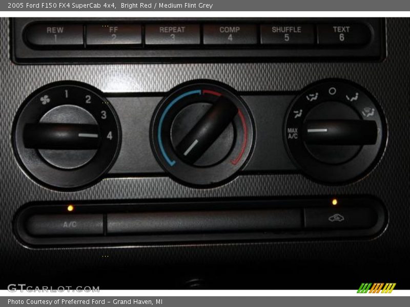 Bright Red / Medium Flint Grey 2005 Ford F150 FX4 SuperCab 4x4