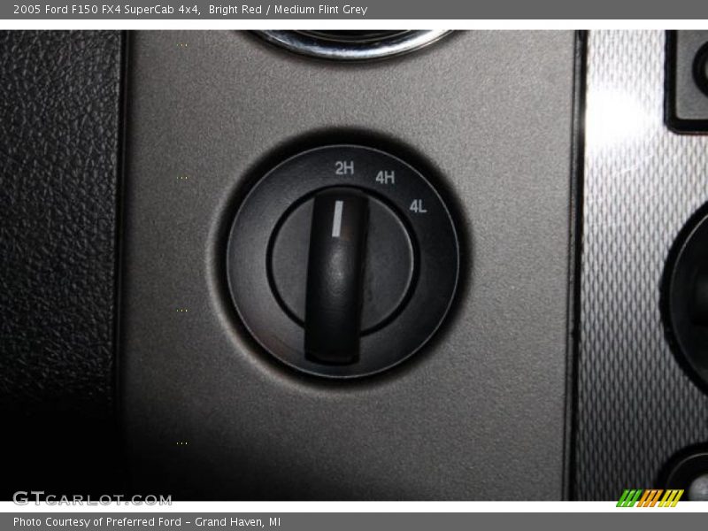 Bright Red / Medium Flint Grey 2005 Ford F150 FX4 SuperCab 4x4