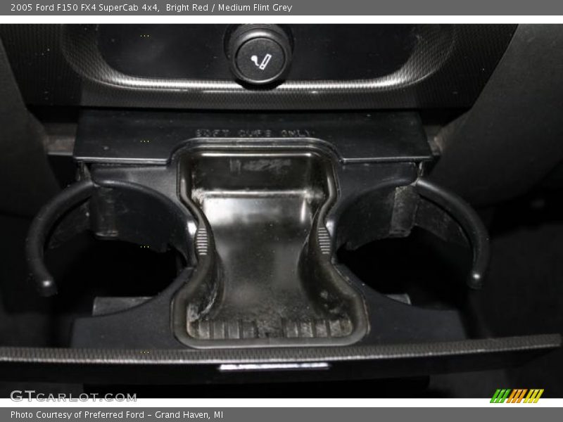 Bright Red / Medium Flint Grey 2005 Ford F150 FX4 SuperCab 4x4