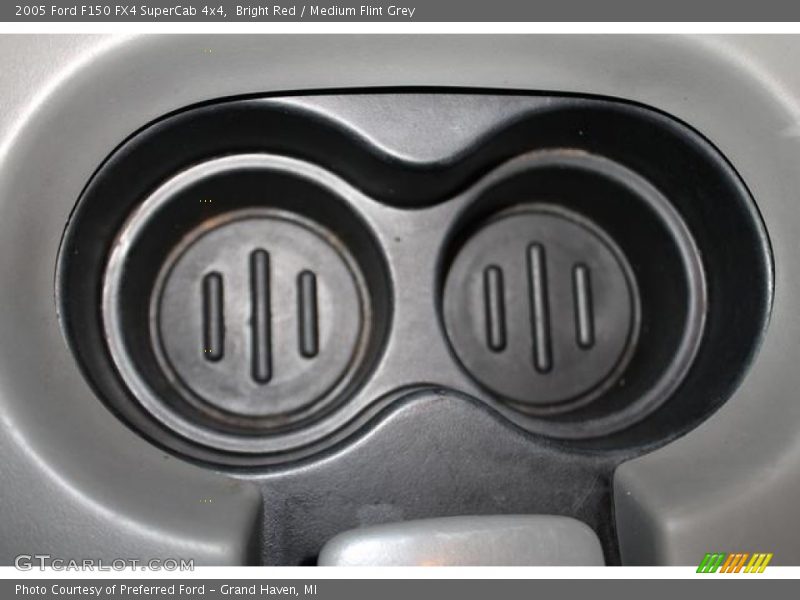 Bright Red / Medium Flint Grey 2005 Ford F150 FX4 SuperCab 4x4