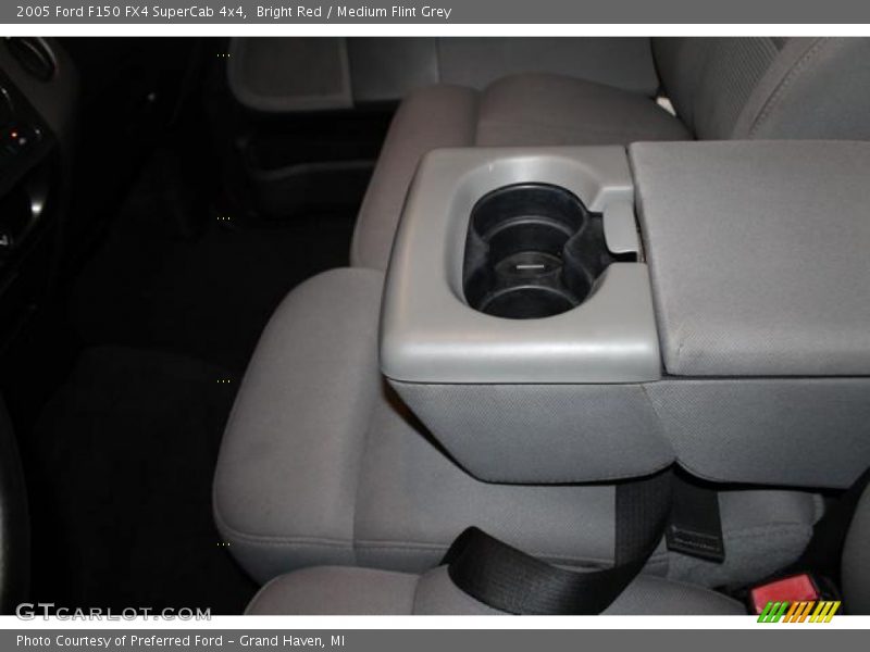 Bright Red / Medium Flint Grey 2005 Ford F150 FX4 SuperCab 4x4