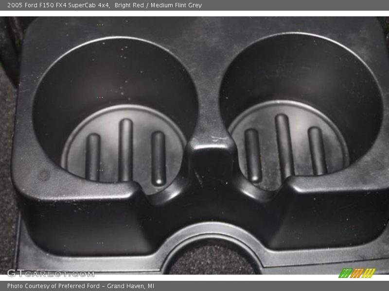 Bright Red / Medium Flint Grey 2005 Ford F150 FX4 SuperCab 4x4