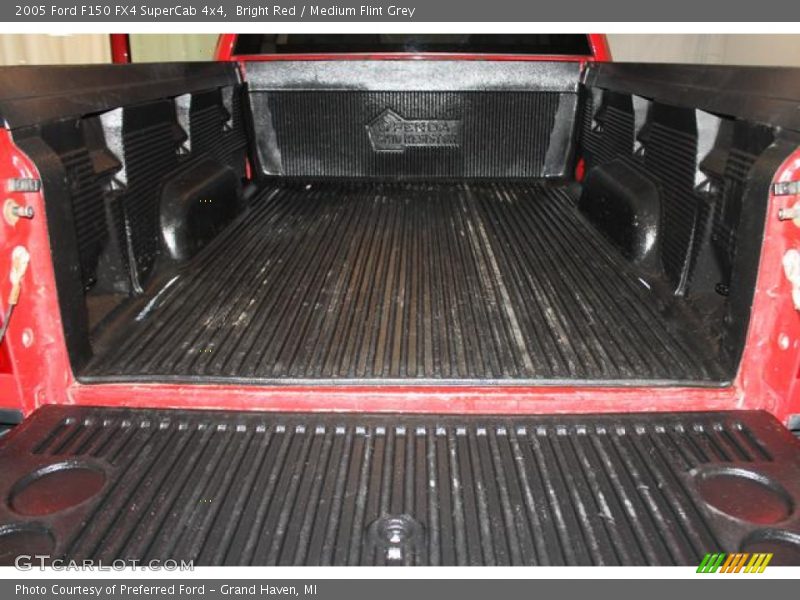 Bright Red / Medium Flint Grey 2005 Ford F150 FX4 SuperCab 4x4