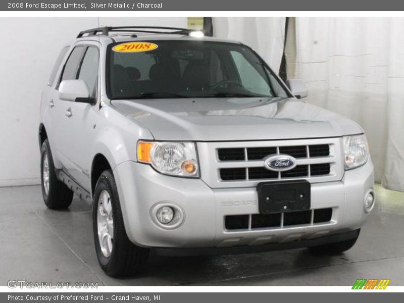 Silver Metallic / Charcoal 2008 Ford Escape Limited