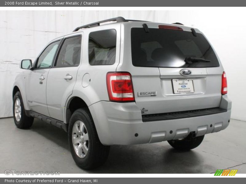 Silver Metallic / Charcoal 2008 Ford Escape Limited