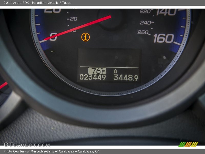 Palladium Metallic / Taupe 2011 Acura RDX