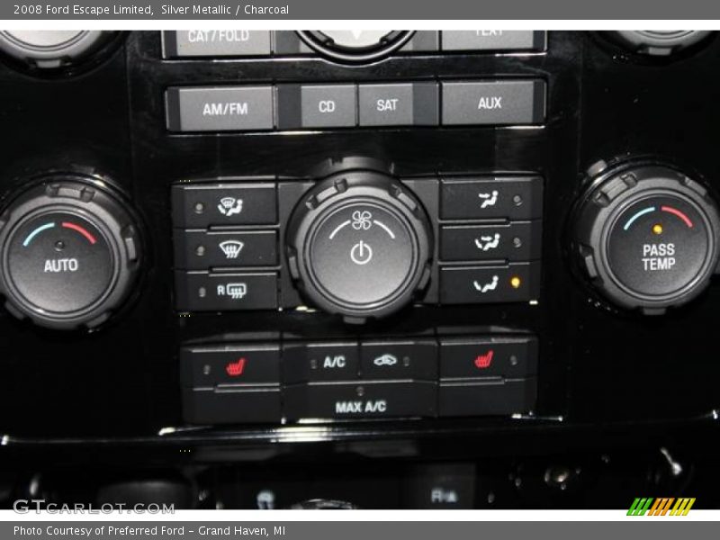 Silver Metallic / Charcoal 2008 Ford Escape Limited