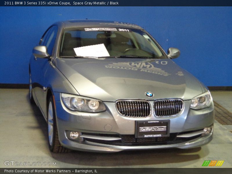 Space Gray Metallic / Black 2011 BMW 3 Series 335i xDrive Coupe