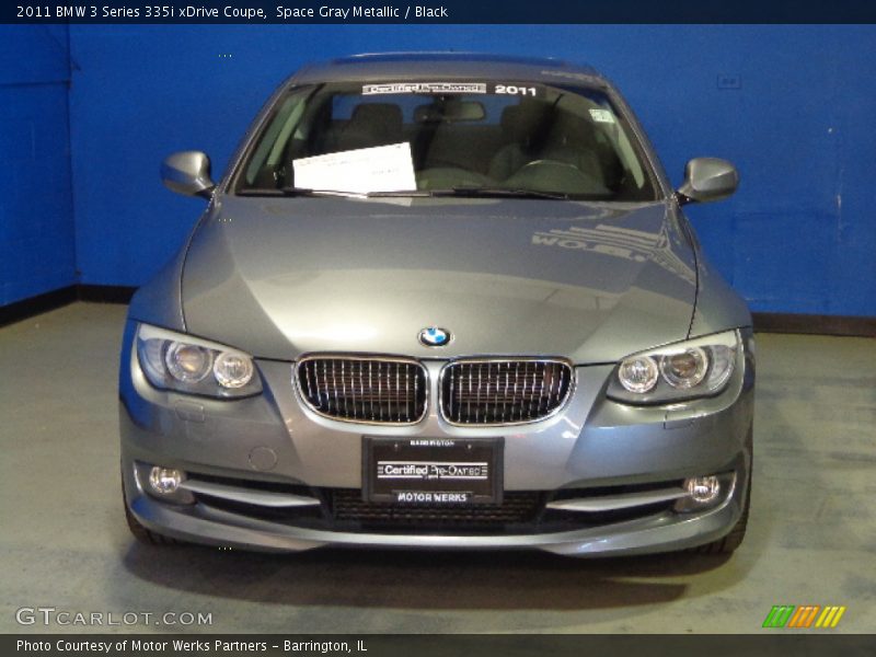 Space Gray Metallic / Black 2011 BMW 3 Series 335i xDrive Coupe