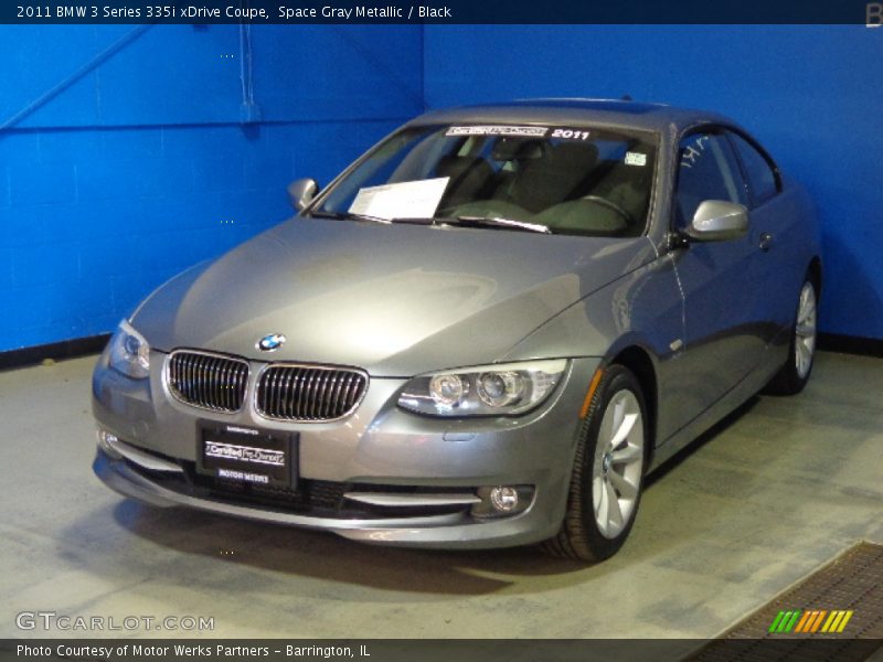 Space Gray Metallic / Black 2011 BMW 3 Series 335i xDrive Coupe