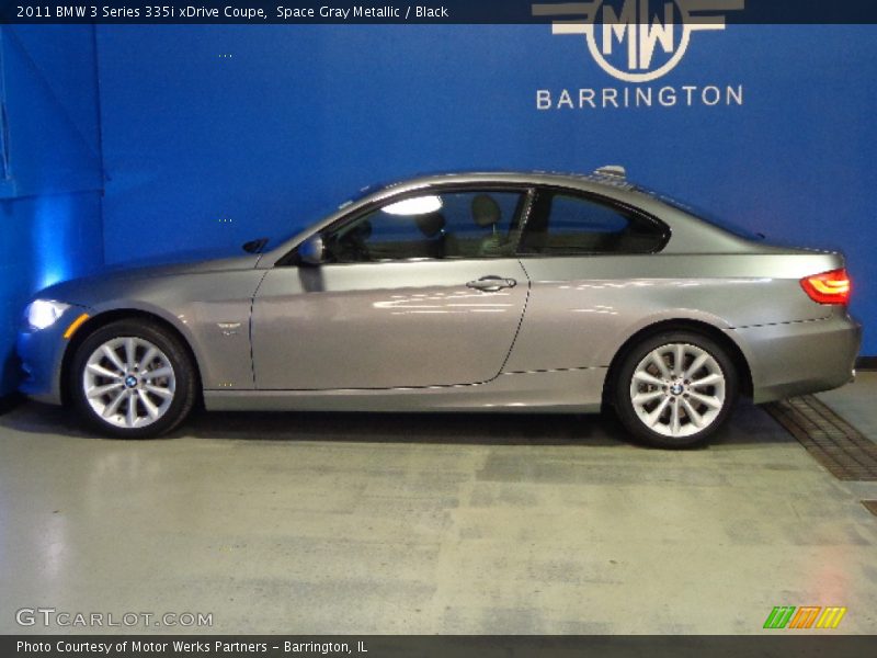 Space Gray Metallic / Black 2011 BMW 3 Series 335i xDrive Coupe