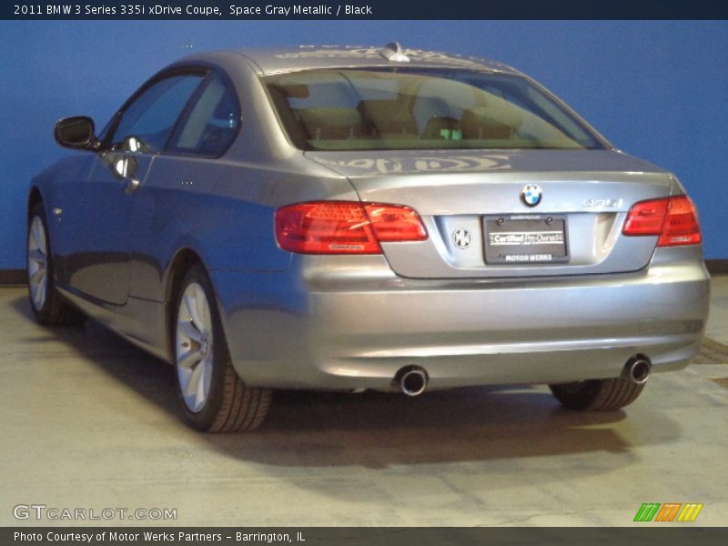 Space Gray Metallic / Black 2011 BMW 3 Series 335i xDrive Coupe