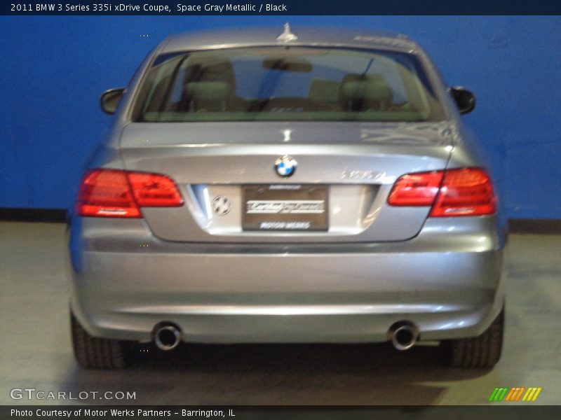 Space Gray Metallic / Black 2011 BMW 3 Series 335i xDrive Coupe