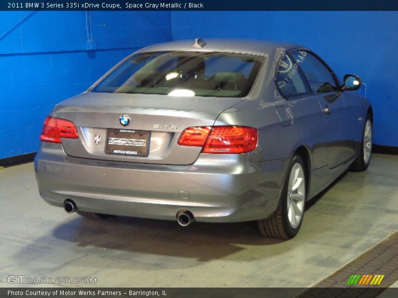 Space Gray Metallic / Black 2011 BMW 3 Series 335i xDrive Coupe