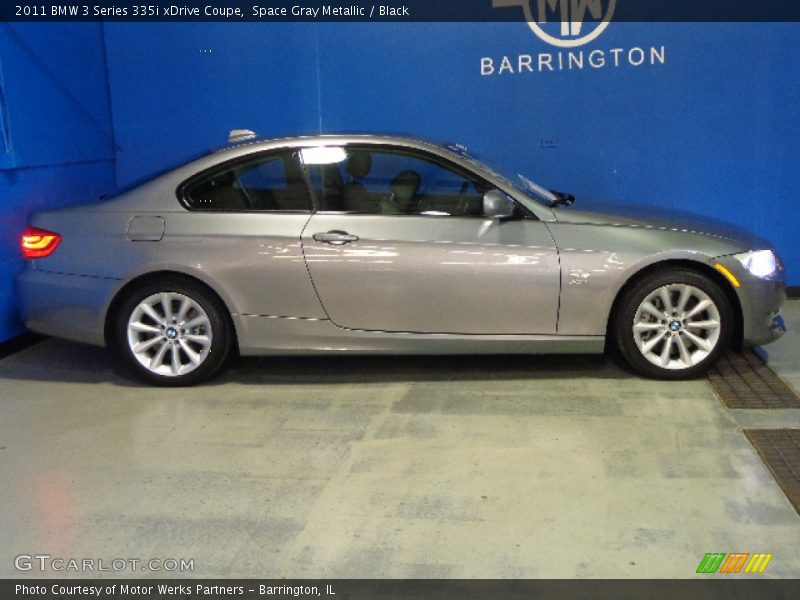 Space Gray Metallic / Black 2011 BMW 3 Series 335i xDrive Coupe