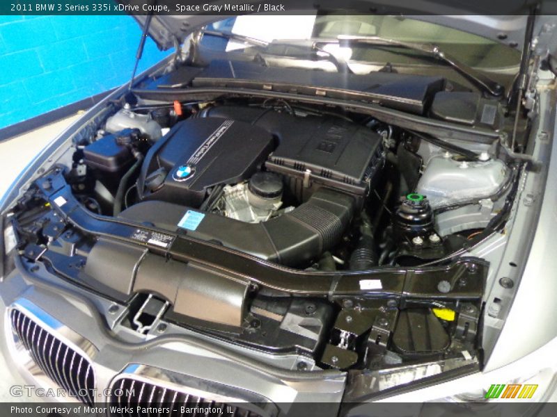 Space Gray Metallic / Black 2011 BMW 3 Series 335i xDrive Coupe