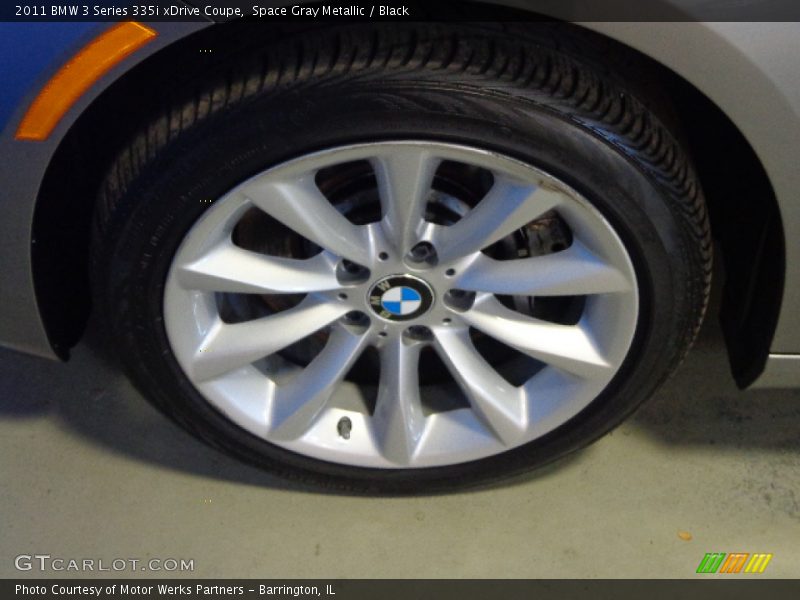Space Gray Metallic / Black 2011 BMW 3 Series 335i xDrive Coupe