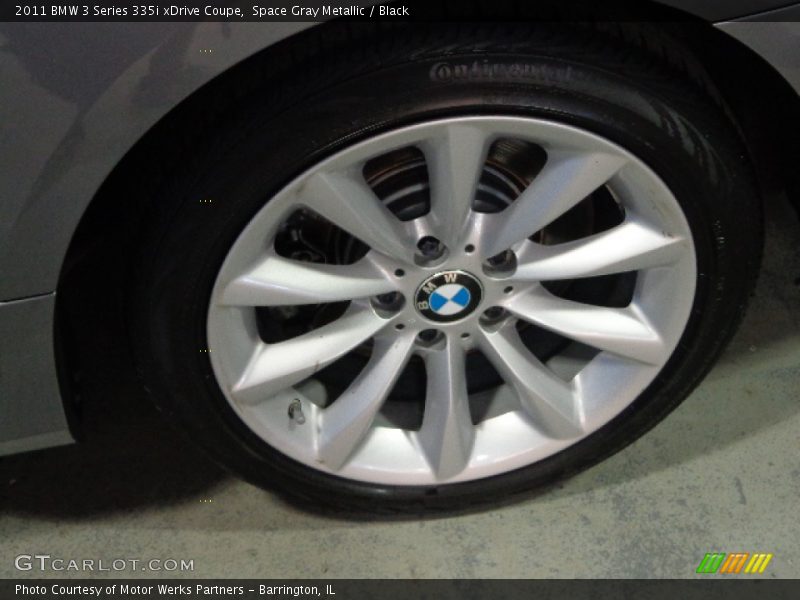 Space Gray Metallic / Black 2011 BMW 3 Series 335i xDrive Coupe