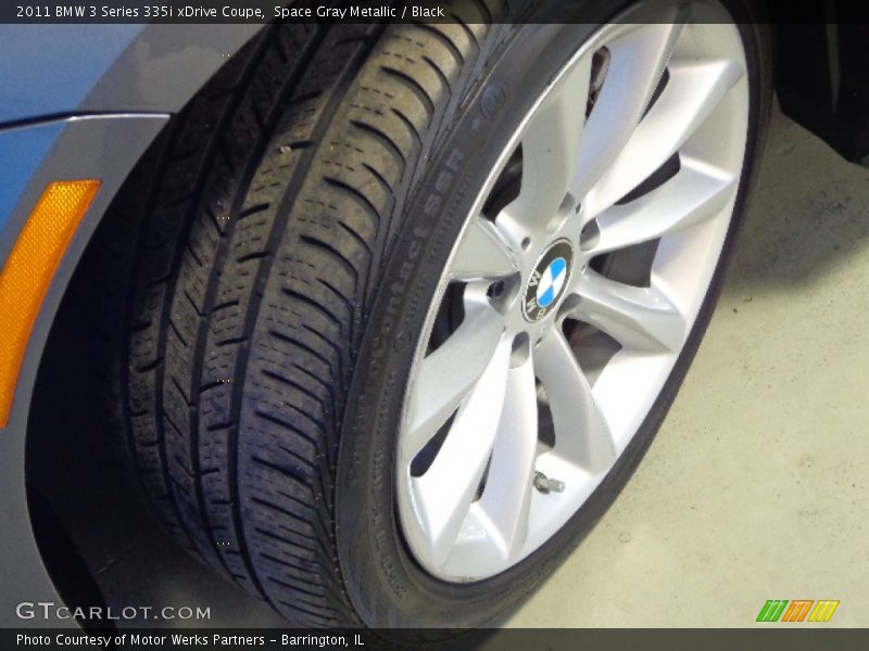 Space Gray Metallic / Black 2011 BMW 3 Series 335i xDrive Coupe