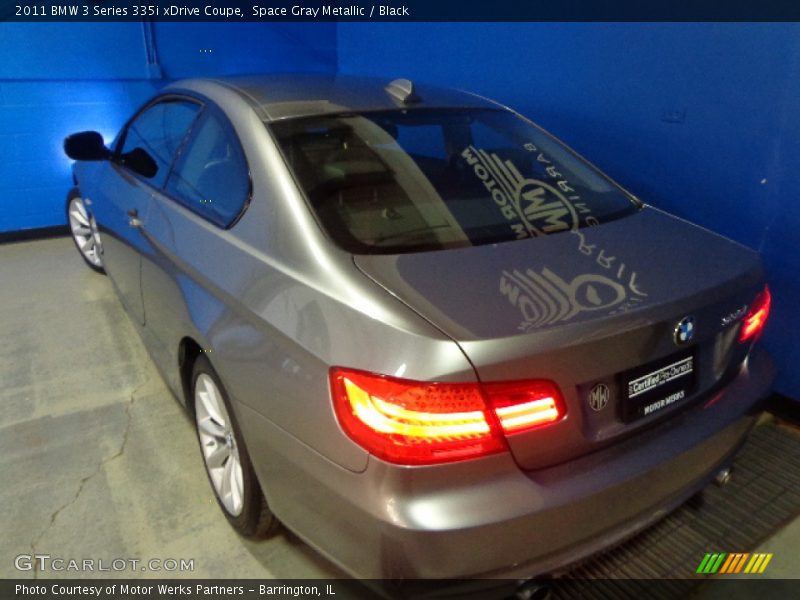 Space Gray Metallic / Black 2011 BMW 3 Series 335i xDrive Coupe