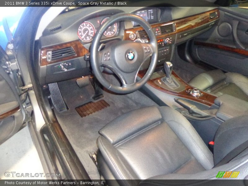 Space Gray Metallic / Black 2011 BMW 3 Series 335i xDrive Coupe