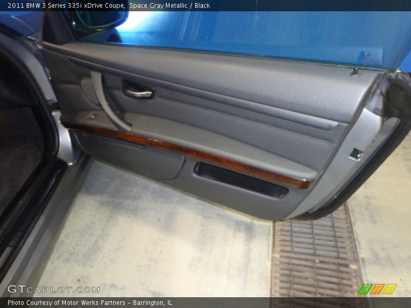 Space Gray Metallic / Black 2011 BMW 3 Series 335i xDrive Coupe