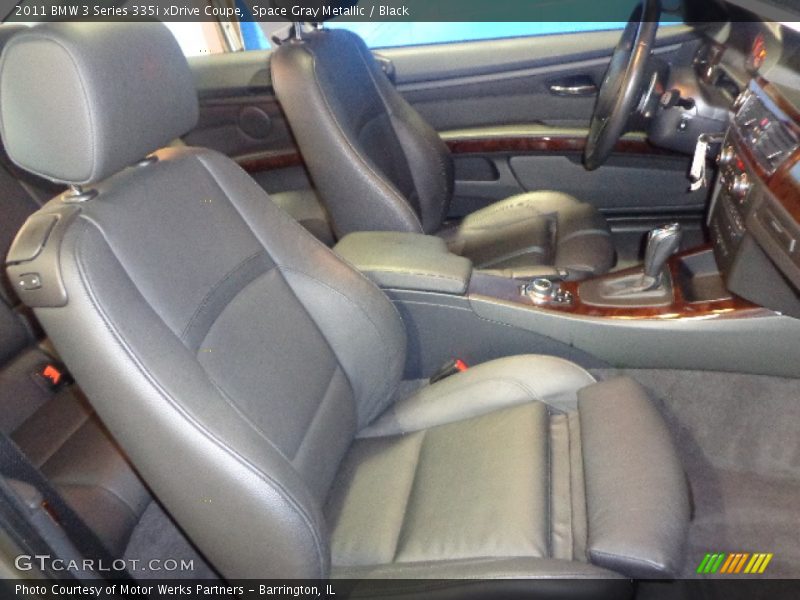 Space Gray Metallic / Black 2011 BMW 3 Series 335i xDrive Coupe